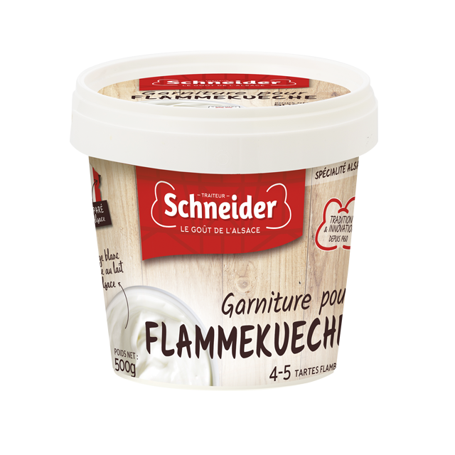 Garniture pour flammekueche classique