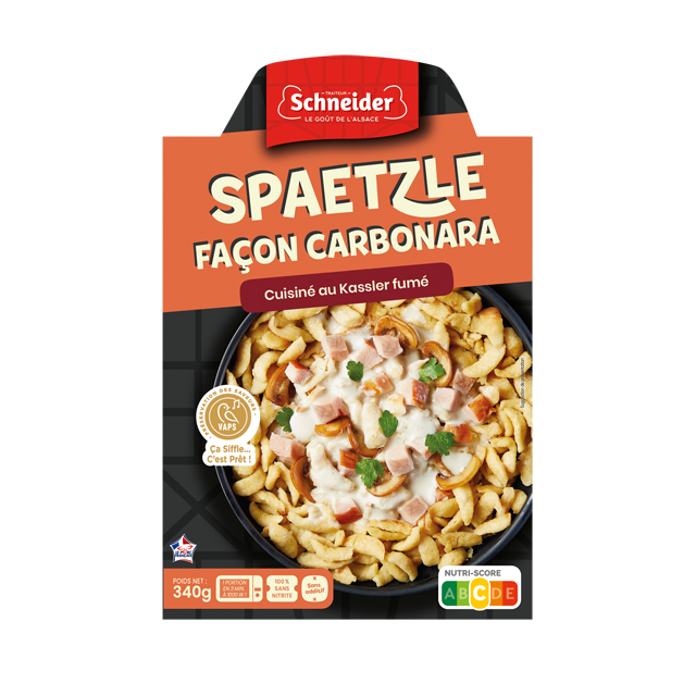 Spaetzle façon cabonara